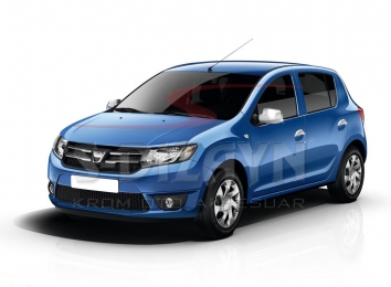 S-Dizayn Dacia Sandero Abs Krom Ayna Kapağı 2 Prç 2013-2020