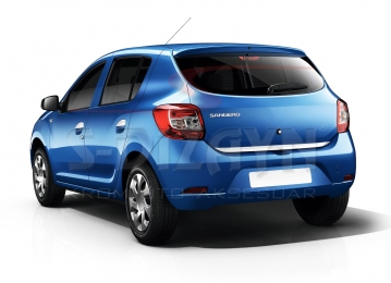 S-Dizayn Dacia Sandero 2 Krom Bagaj Alt Çıtası 2013-2020 (Stepway)