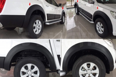 Nissan Navara Çamurluk Kaplaması Dodik Seti Abs Plastik 2015 Üzeri