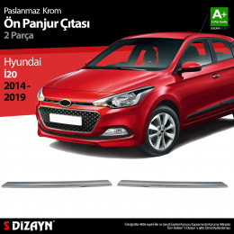 S-Dizayn Hyundai i20 Krom Ön Panjur 2 Prç 2014-2018