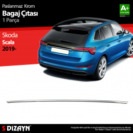 S-Dizayn Skoda Scala Krom Bagaj Çıtası 2019 Üzeri