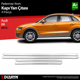 S-Dizayn Audi Q3 Krom Kapı Yan Çıtası 2012 Üzeri