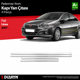 S-Dizayn Fiat Linea Krom Kapı Yan Çıtası 2007-2018