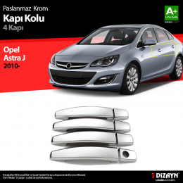 S-Dizayn Opel Astra J Krom Kapı Kolu 4 Kapı 2010 Üzeri A+Kalite