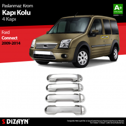 S-Dizayn Ford Connect Krom Kapı Kolu 4 Kapı 2009-2014