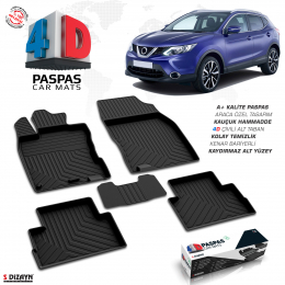 Nissan Qashqai 2 4D Havuzlu Paspas 2014-2021 A+Kalite