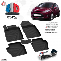 Ford Fiesta 4D Havuzlu Paspas 2009-2015 A+Kalite