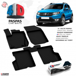 Dacia Sandero 2 4D Havuzlu Paspas 2013-2020 A+Kalite