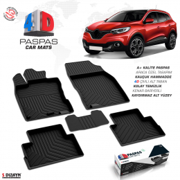 Renault Kadjar 4D Havuzlu Paspas A+Kalite