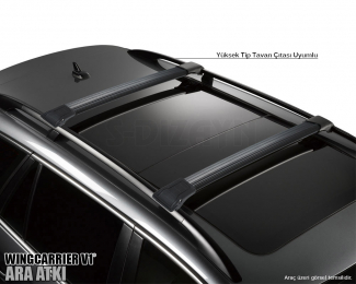 Nissan X-Trail Ara Atkı Wingcarrier V1 Siyah 2014 Üzeri
