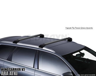 Hyundai Santa-Fe 3 Ara Atkı Wingcarrier V2 Siyah 2013 Üzeri