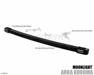 Citroen Jumper Arka Koruma Alu Siyah Moonlight 2006 Üzeri