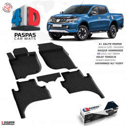 Mitsubishi L200 4D Havuzlu Paspas 2015-2023 A+ Kalite