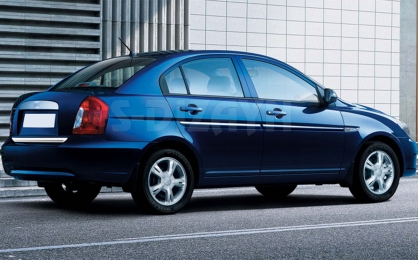 S-Dizayn Hyundai Accent Era Krom Bagaj Alt Çıta 2005-2011