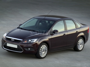 S-Dizayn Ford Focus 2 Krom Cam Çıtası 4 Prç 2008-2011