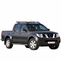 S-Dizayn Nissan Navara Krom Cam Çıtası 4 Prç 2006-2015