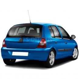 S-Dizayn Renault Clio 2 HB Krom Cam Çıtası 4 Prç 1999-2006