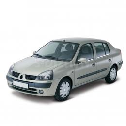 S-Dizayn Renault Symbol Krom Cam Çıtası 4 Prç 1999-2006