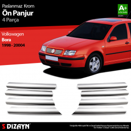 S-Dizayn VW Bora Krom Ön Panjur 8 Prç 1998-2004