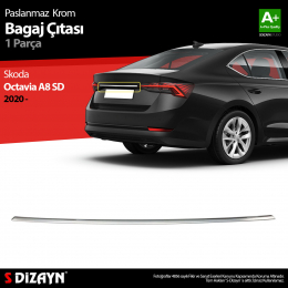 S-Dizayn Skoda Octavia A8 Krom Bagaj Çıtası 2020 Üzeri