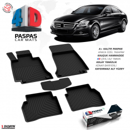 S-Dizayn Mercedes CLS C218 4D Havuzlu Paspas 2010-2018 A+Kalite