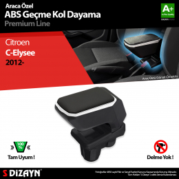 S-Dizayn Citroen C-Elysee Kol Dayama Kolçak Geçmeli ABS Gri 2012 Üzeri