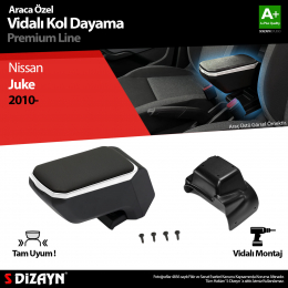 S-Dizayn Nissan Juke ABS Vidalı Kol Dayama Kolçak Gri 2010 Üzeri A+Kalite