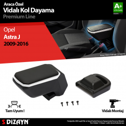 S-Dizayn Opel Astra J ABS Vidalı Kol Dayama Kolçak Gri 2009-2016 A+Kalite
