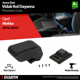 S-Dizayn Opel Mokka ABS Vidalı Kol Dayama Kolçak Siyah 2016-2019 A+Kalite